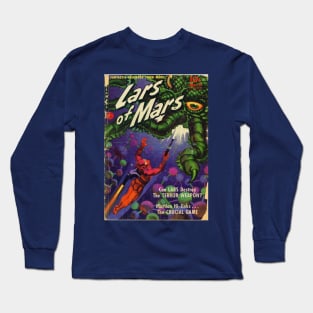 Martian Hero vs Space Squid Long Sleeve T-Shirt